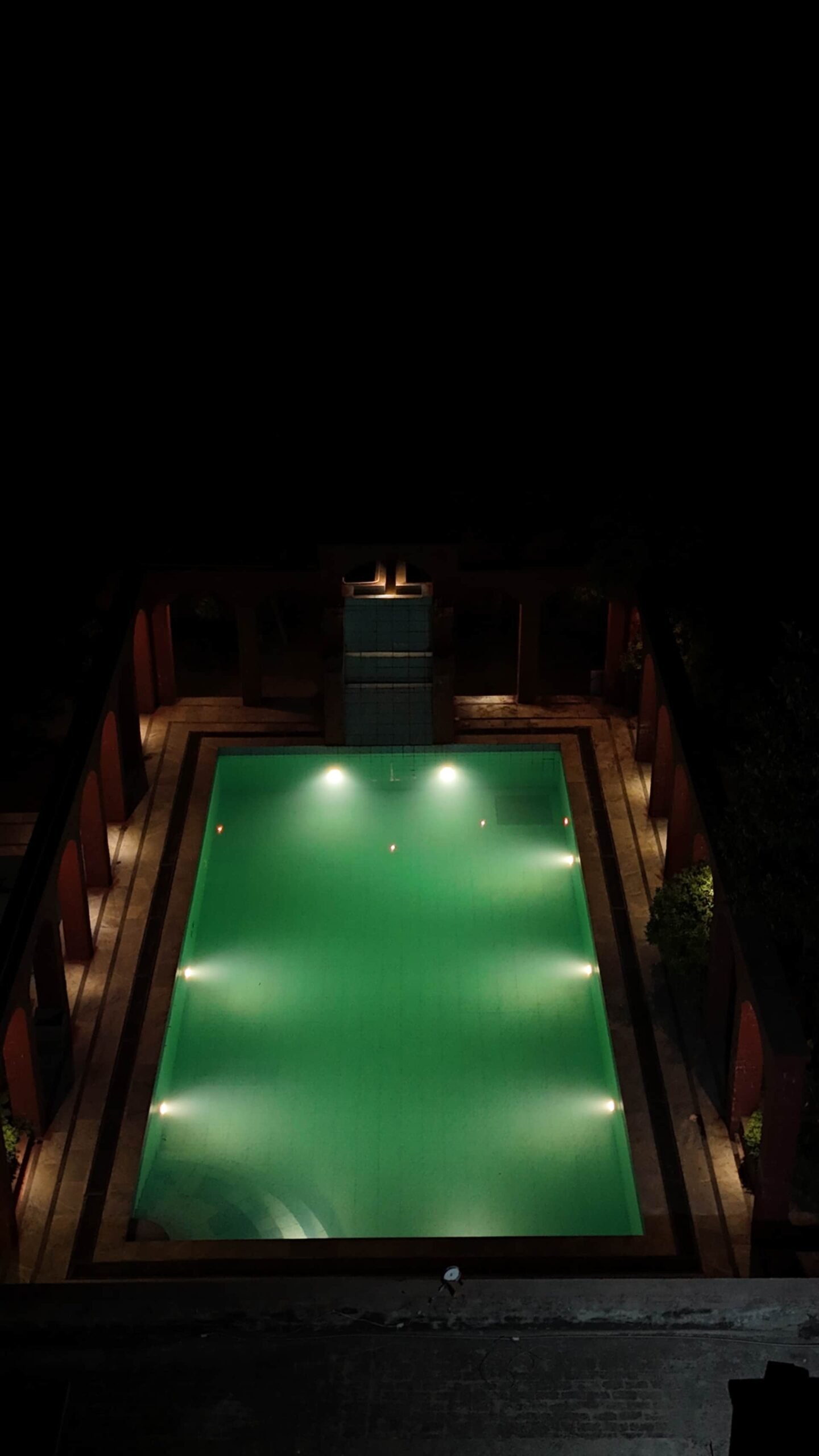 Night View - Wahga Border Retreat | 2BR Pool Farmhouse